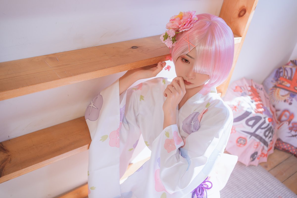 Coser@爆机少女喵小吉 Nekokoyoshi 双子 拉姆蕾姆 Part1 0006 7342397445.jpg