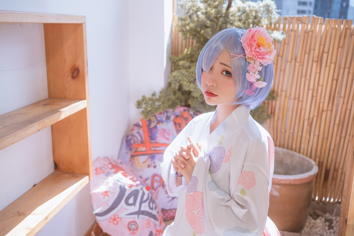 Coser@爆机少女喵小吉 Nekokoyoshi 双子 拉姆蕾姆 Part1 0024 5597246276.jpg