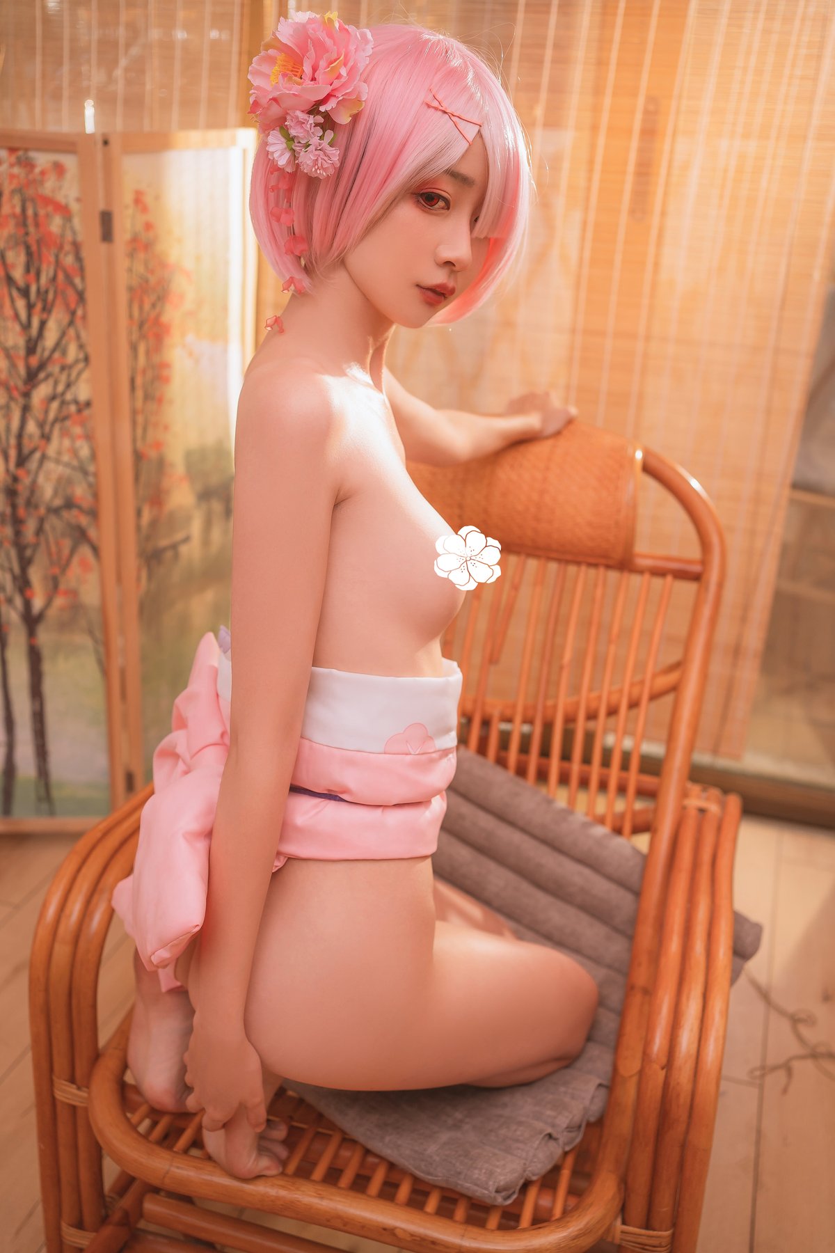 Coser@爆机少女喵小吉 Nekokoyoshi 双子 拉姆蕾姆 Part2 0041 9234360407.jpg