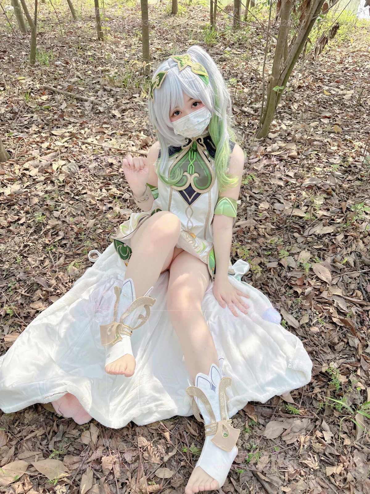 Coser@软萌兔兔酱 COS草神纳西妲 水晶棒玩弄娇嫩菊花小骚穴 水嫩一线天白虎嫩B 0004 0151005685.jpg