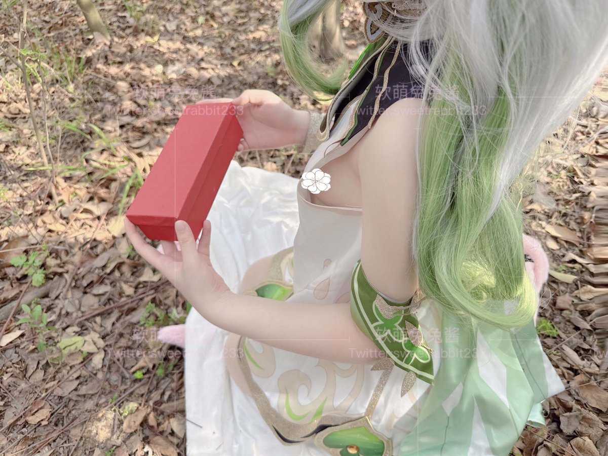 Coser@软萌兔兔酱 COS草神纳西妲 水晶棒玩弄娇嫩菊花小骚穴 水嫩一线天白虎嫩B 0007 1966039700.jpg