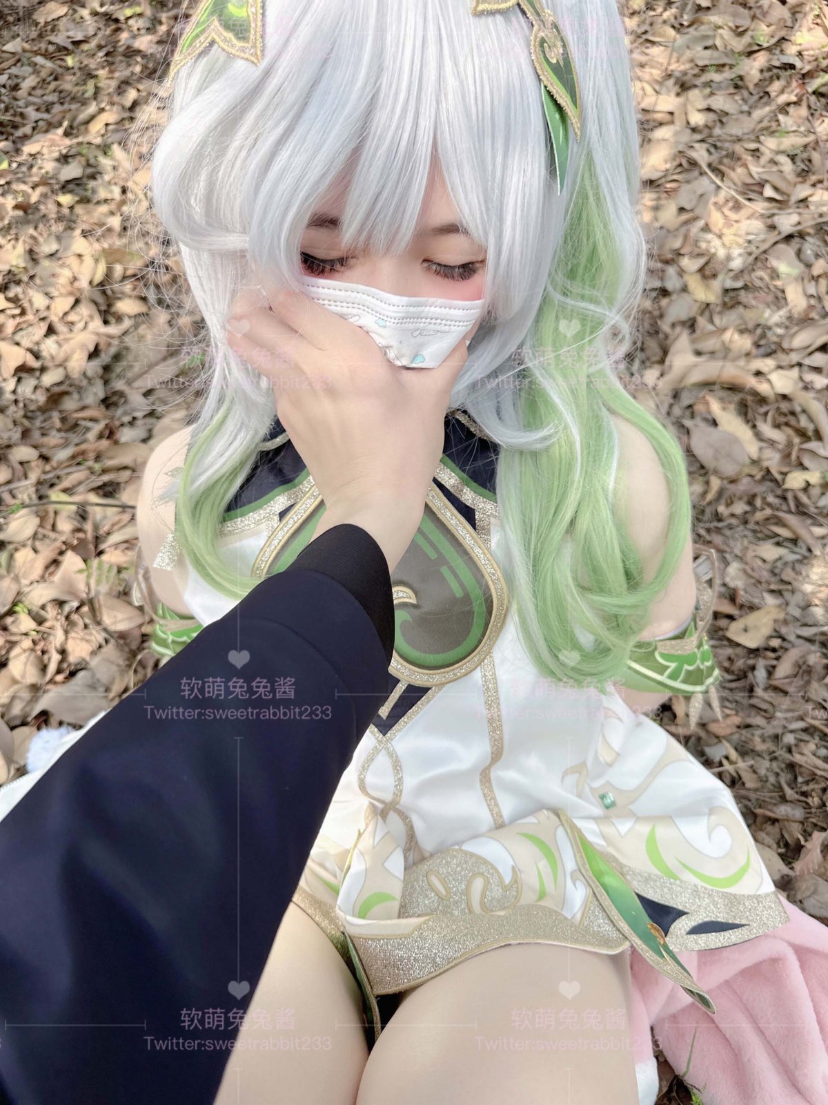 Coser@软萌兔兔酱 COS草神纳西妲 水晶棒玩弄娇嫩菊花小骚穴 水嫩一线天白虎嫩B 0020 3245297653.jpg