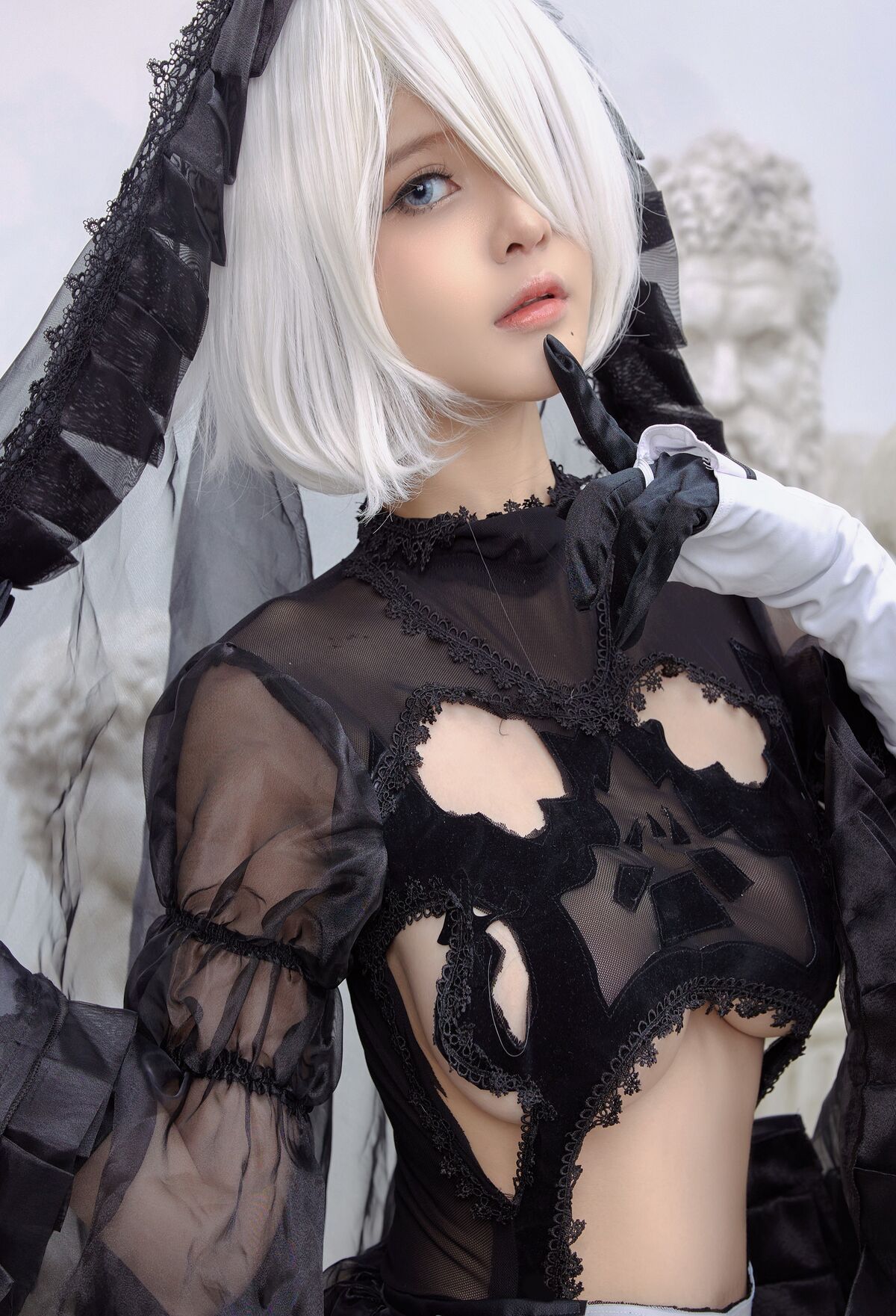 Coser@Azami 黑纱套装2B小姐姐 0003 8337012196.jpg