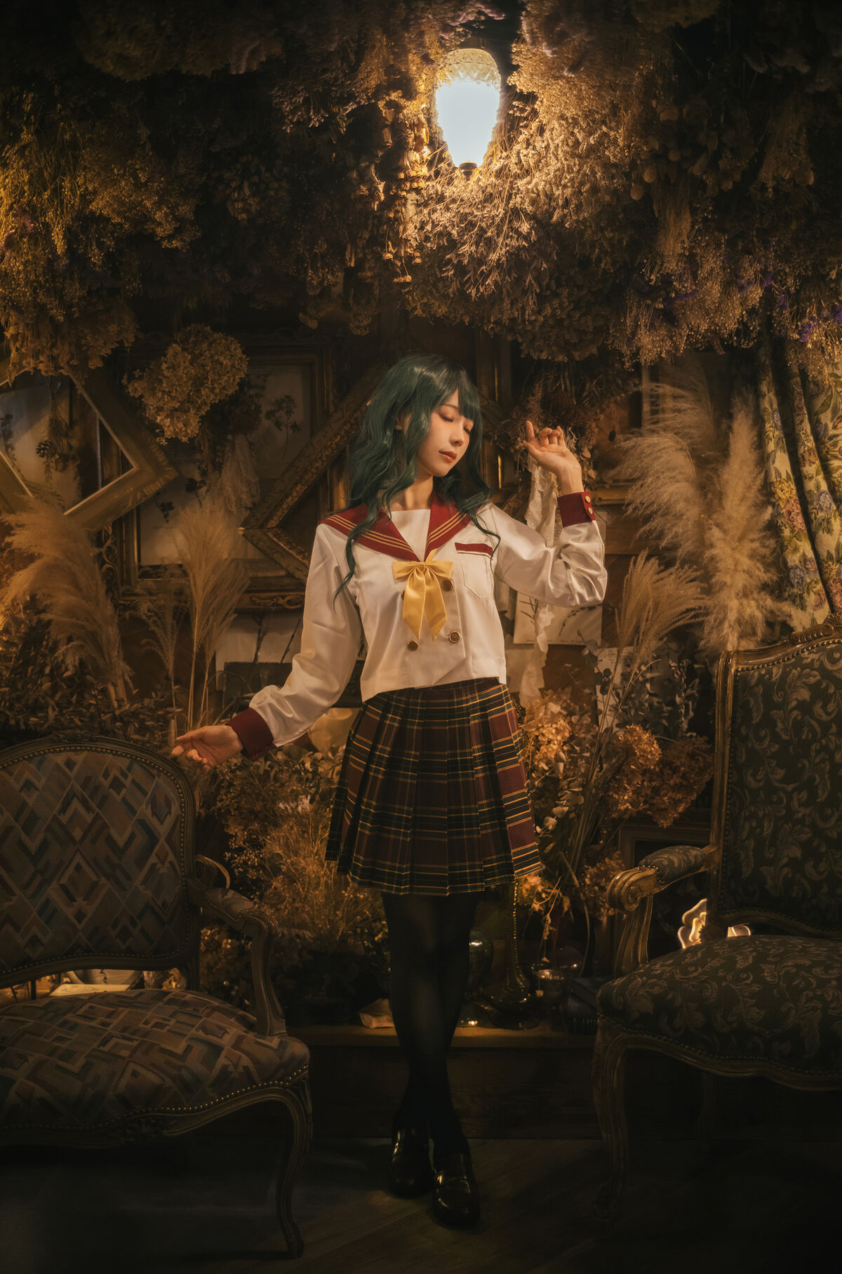 Coser@ElyEE子 Ely_eee Kazami Yuuka Uniform 幽香制服 0016 1825235299.jpg