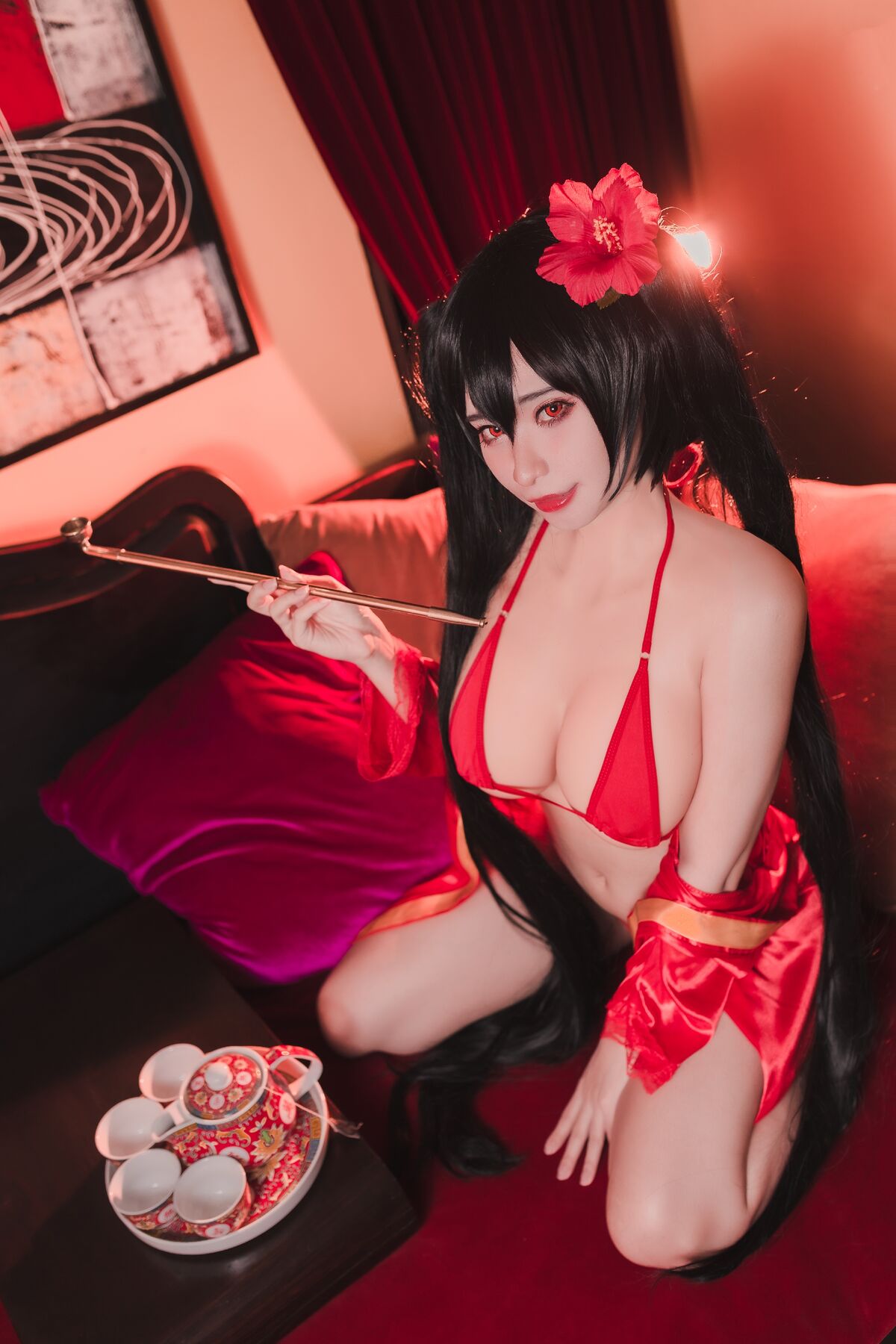 Coser@MeenFox Taihou Azur Lane Micro Bikini Suit 18 0003 0245715574.jpg