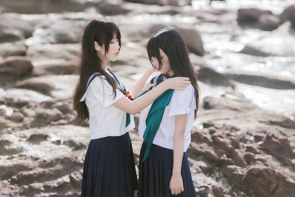 Coser@不呆猫 And 三無人型 水手服百合黑丝 0042 2134162172.jpg