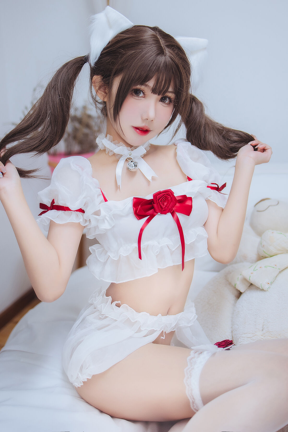 Coser@仙女月 – 白猫少女