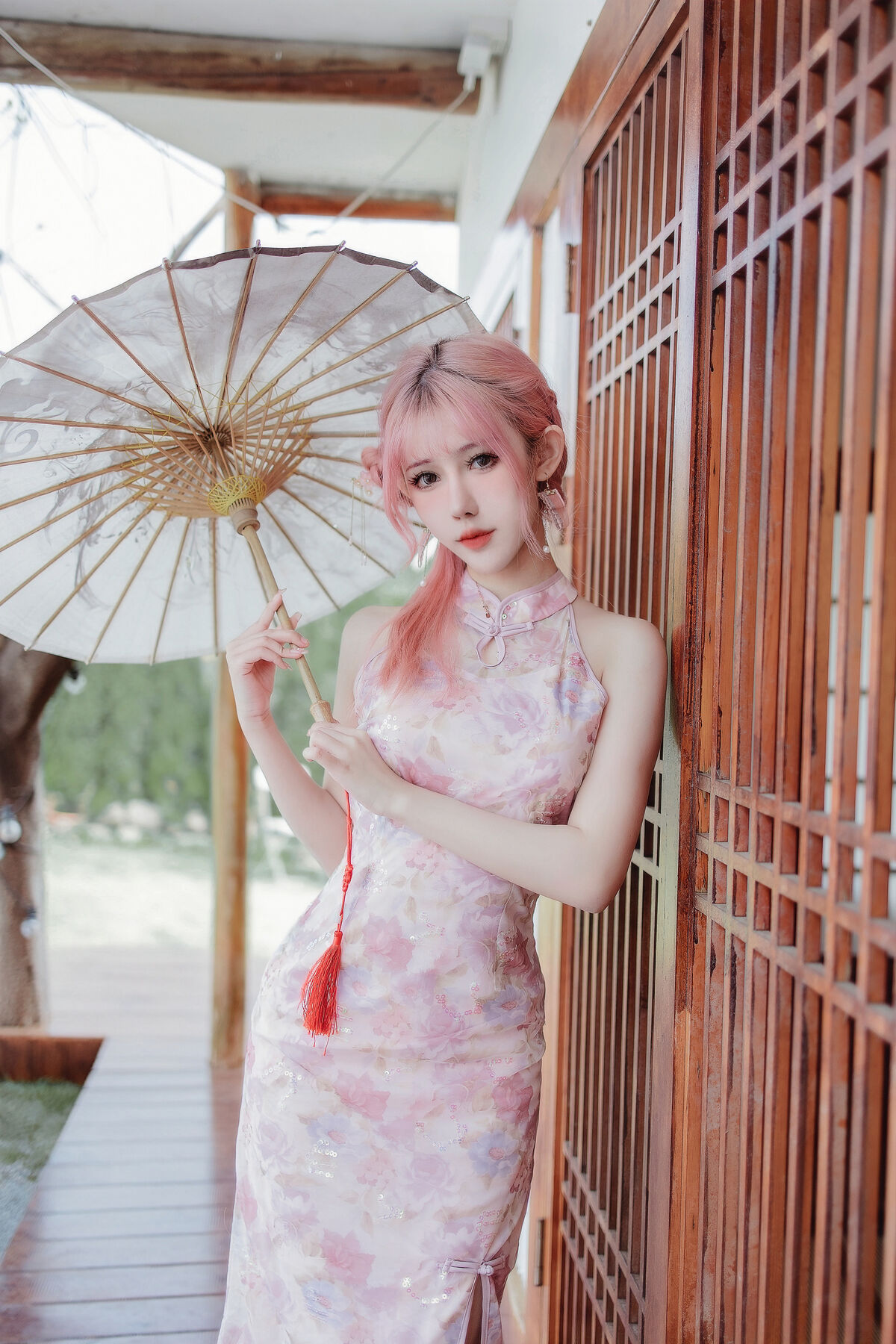 Coser@仙女月 粉色旗袍 0006 4624863479.jpg