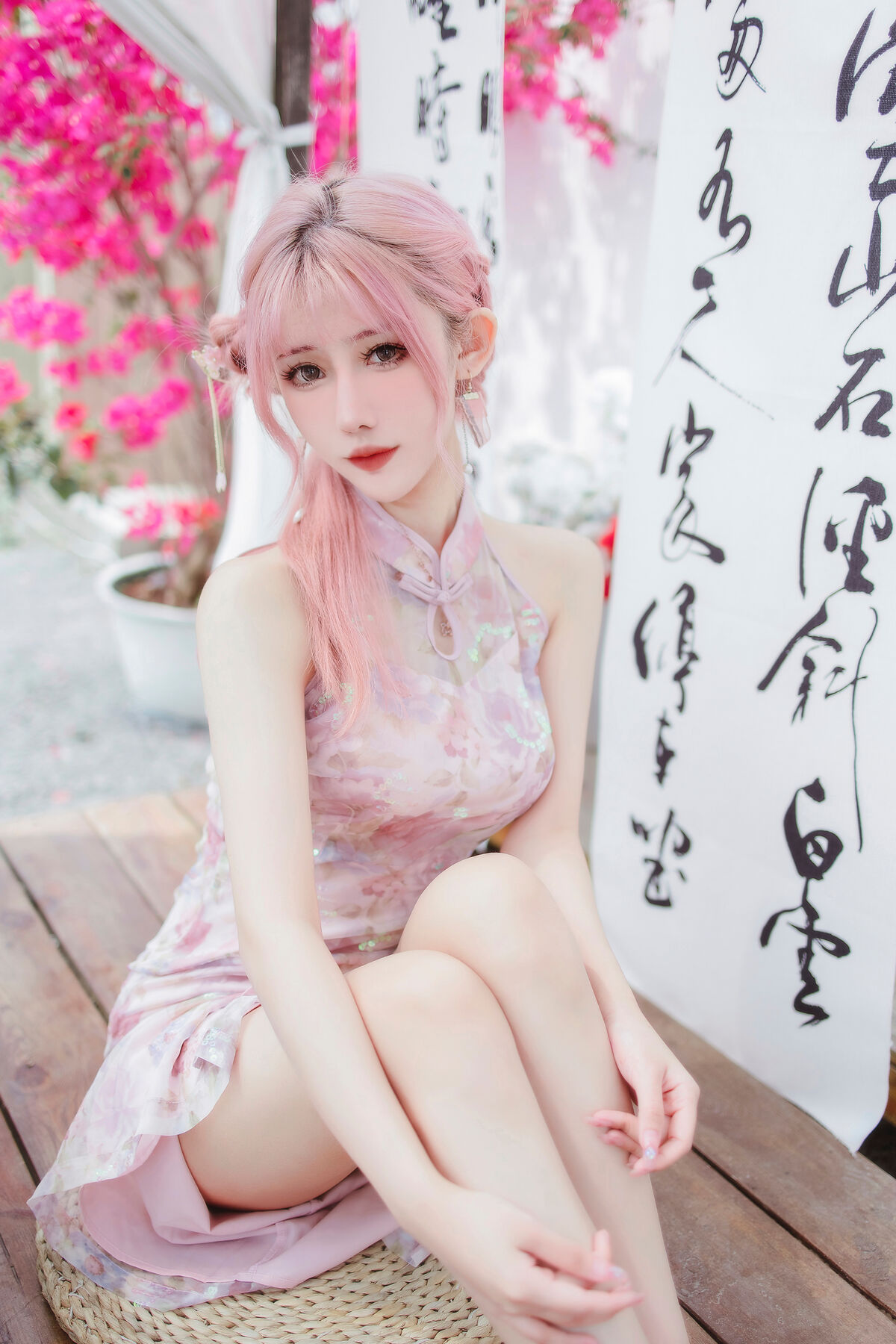 Coser@仙女月 粉色旗袍 0008 5359714300.jpg