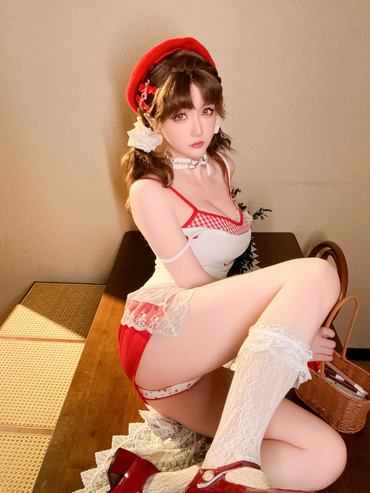 Coser@星之迟迟Hoshilily 2024年07月计划D 卖火柴的小红帽 打工篇 And 爱宠篇 Part2 0003 3555340820.jpg