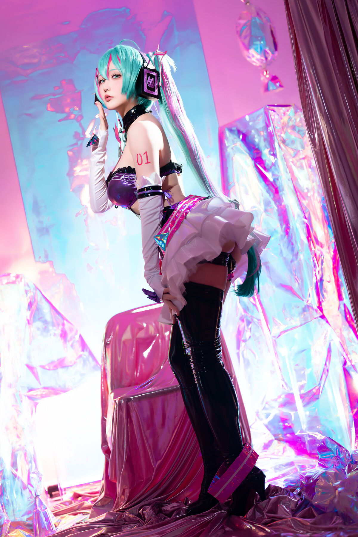 Coser@星之迟迟Hoshilily Miku初音未来 喵斯快跑 0007 4509306365.jpg