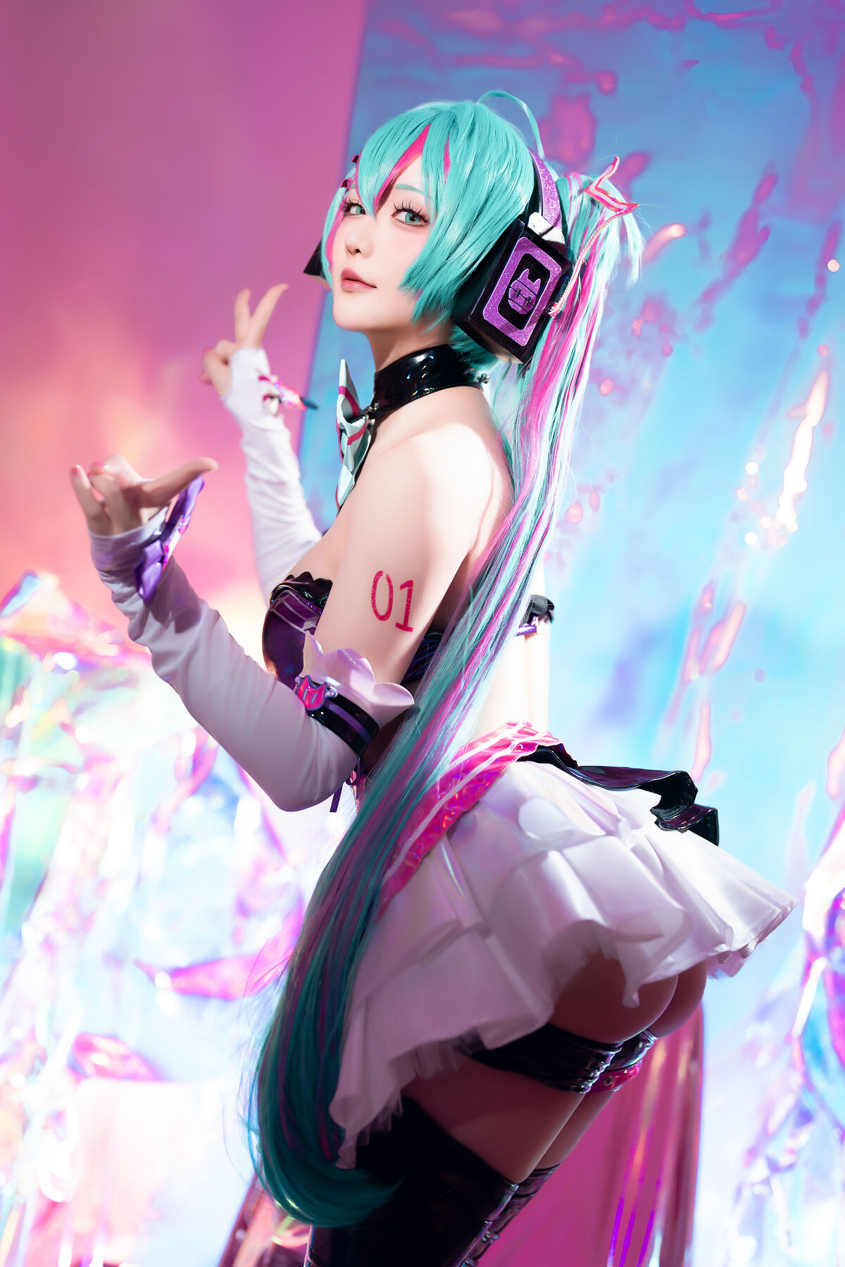 Coser@星之迟迟Hoshilily Miku初音未来 喵斯快跑 0009 4569460858.jpg