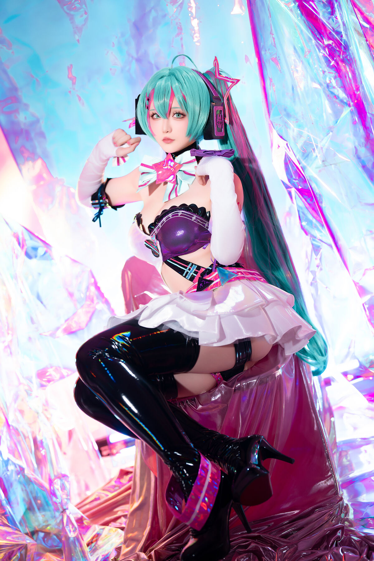 Coser@星之迟迟Hoshilily Miku初音未来 喵斯快跑 0021 6703904871.jpg