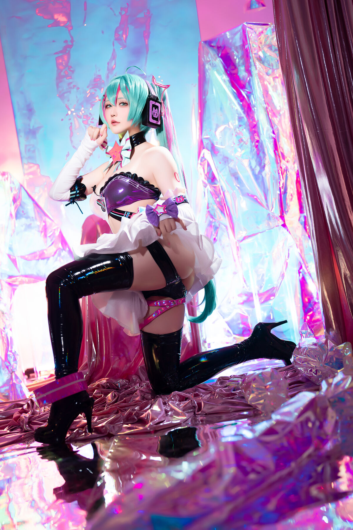 Coser@星之迟迟Hoshilily Miku初音未来 喵斯快跑 0038 6165207922.jpg