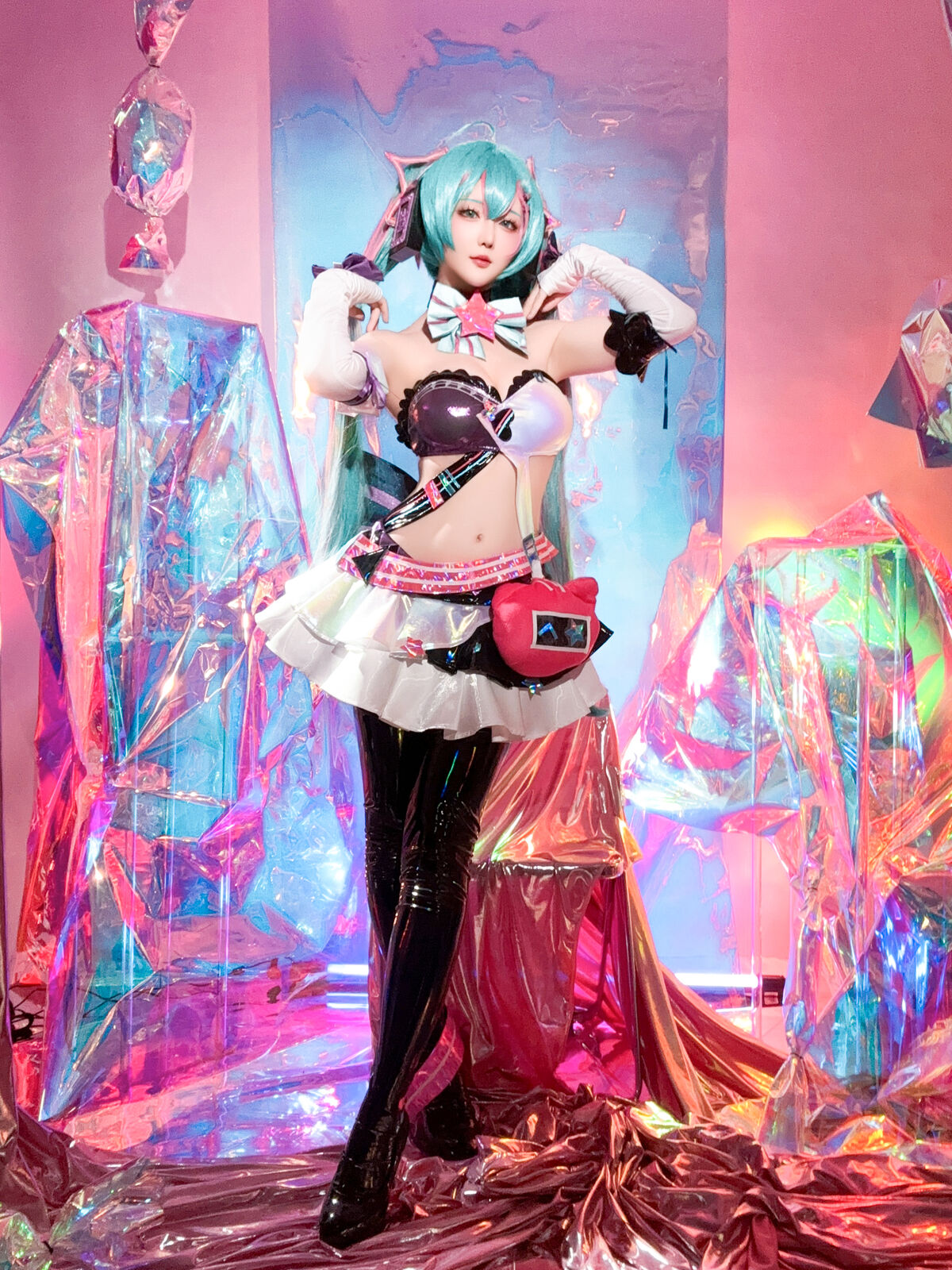 Coser@星之迟迟Hoshilily Miku初音未来 喵斯快跑 0068 1371278745.jpg