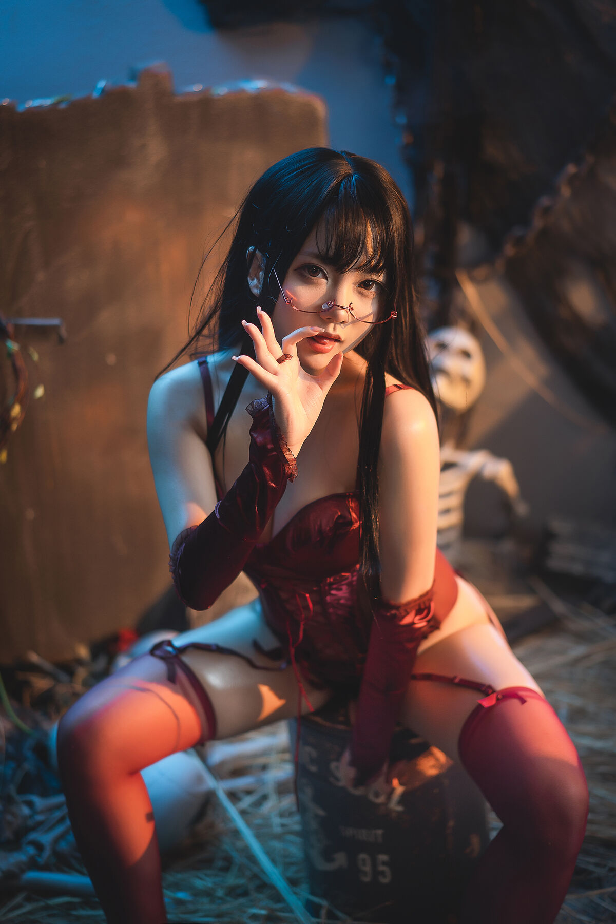 Coser@是一只熊仔吗 红色corset 0021 3051178807.jpg