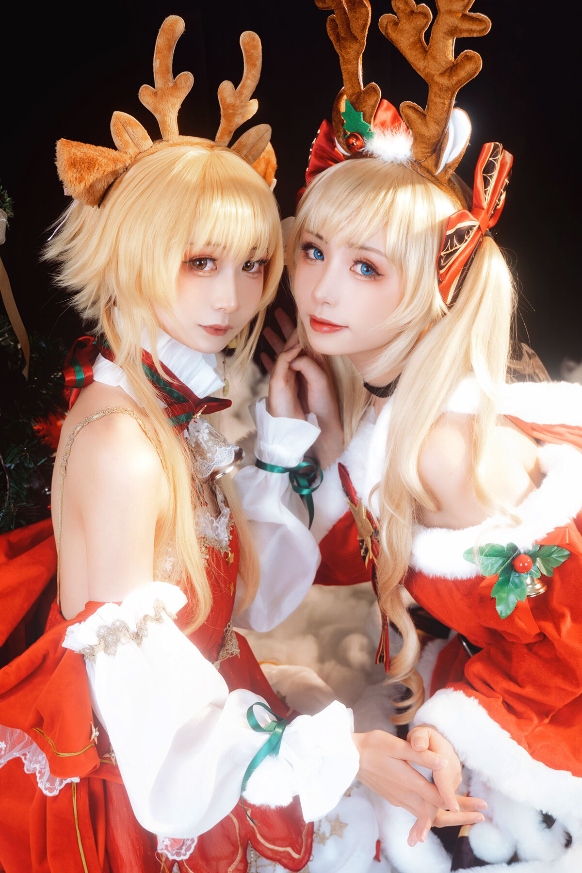 Coser@爆机少女喵小吉 Nekokoyoshi & 金鱼kinngyo – 圣诞特辑